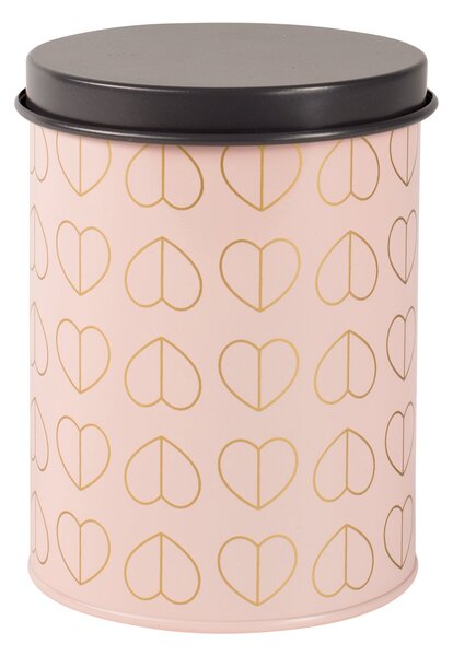 Beau and Elliot Blush Kitchen Canister Grey, Pink and Gold