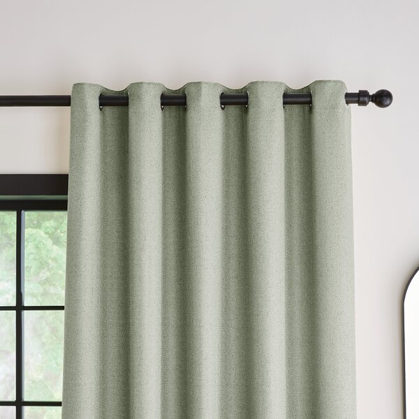Bondi Sage Eyelet Curtains Sage (Green)