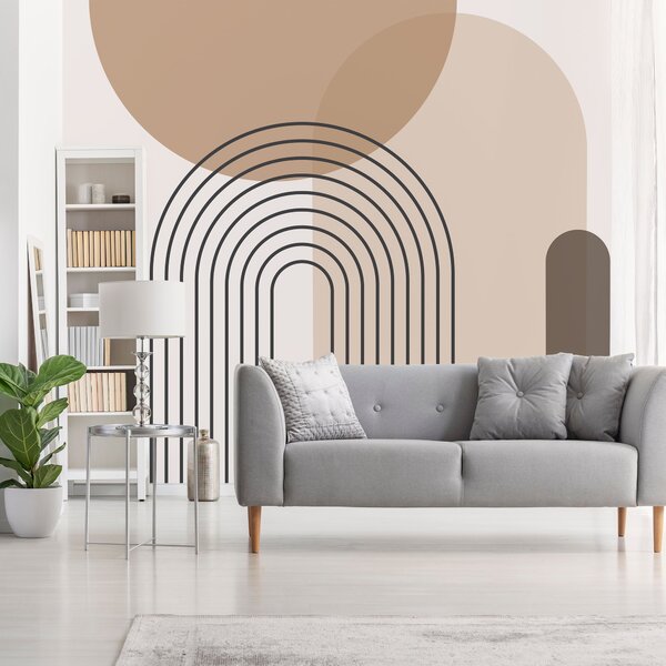 Boho Geo Natural Wall Mural