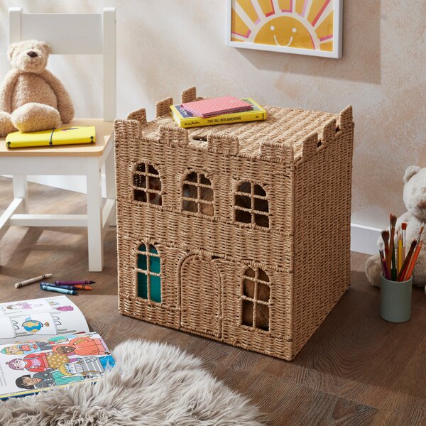 Kids Castle Storage Natural