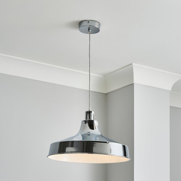 Stern Ceiling Fitting Silver