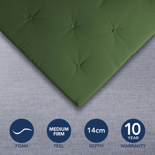 Mito Futon Mattress Forest (Green)