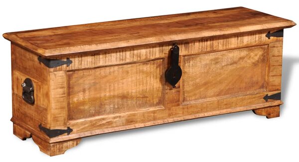 Storage Chest Rough Mango Wood