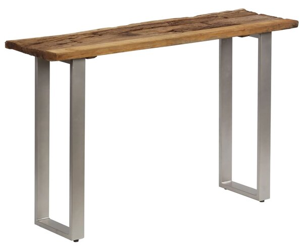 Console Table Reclaimed Wood and Steel 120x35x76 cm