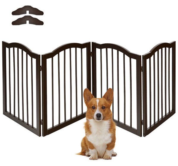 Pine Wooden Pet or Baby Fence with 4 Panels