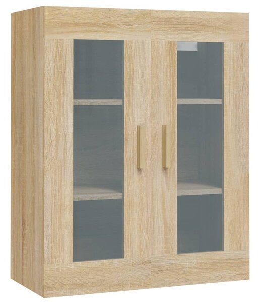 Hanging Wall Cabinet Sonoma Oak 69.5x34x90 cm