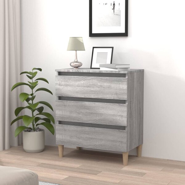 Sideboard Grey Sonoma 60x35x69 cm Engineered Wood