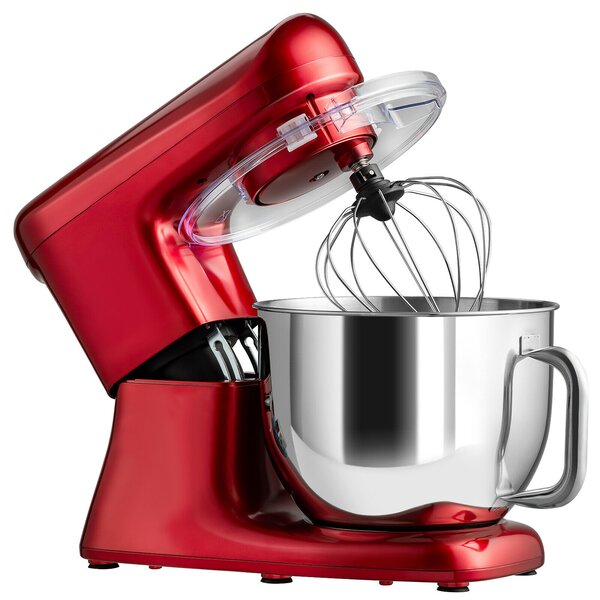 1400W Electric Stand Mixer 6 Adjustable Speed Kitchen Beater-Red