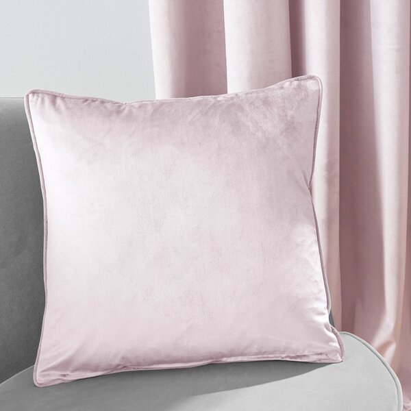 Recycled Velour 45x45cm Cushion pink