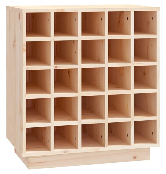 Wine Cabinet 55.5x34x61 cm Solid Wood Pine