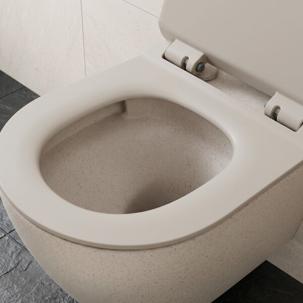 Toilet bowl REA Carlo Mini Rimless Ecru