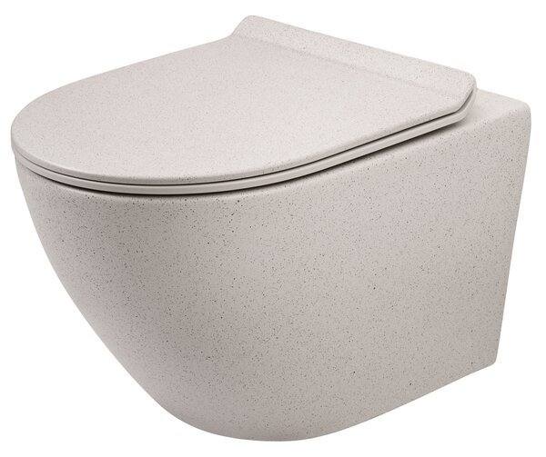 Toilet bowl REA Carlo Mini Rimless Ecru