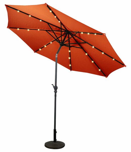 3M Parasol Solar LED lights Umbrella-Orange