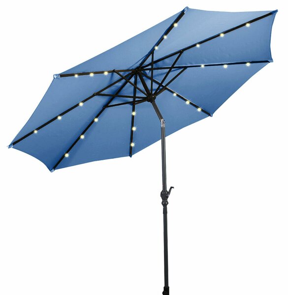 3M Parasol Solar LED lights Umbrella-Blue