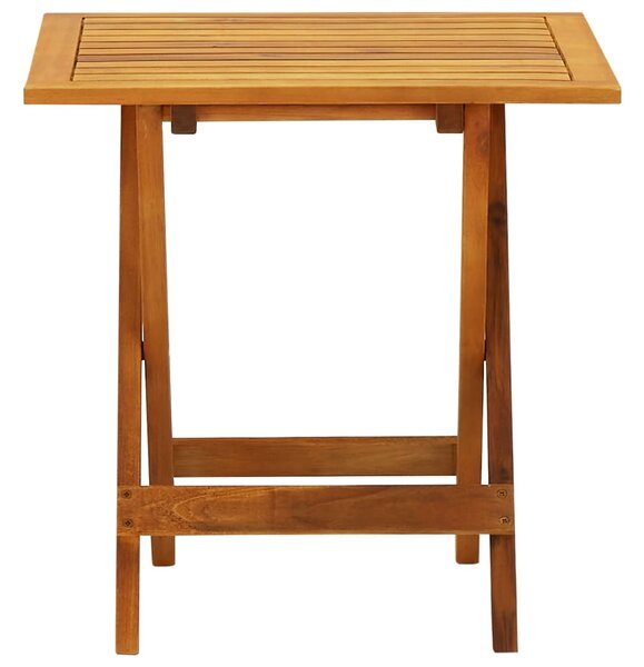 Bistro Table 46x46x47 cm Solid Acacia Wood