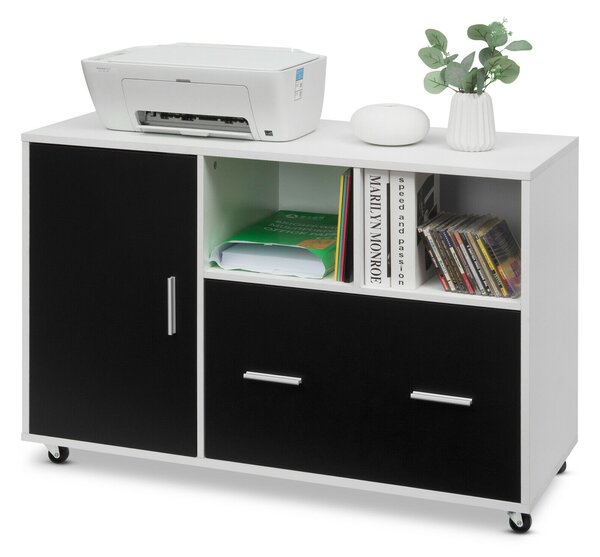 Mobile File Storage / Printer Stand with 5 Caster