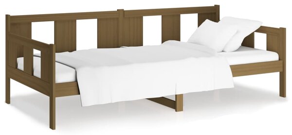 Day Bed without Mattress Honey Brown Solid Wood Pine 90x200 cm