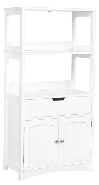 Freestanding Wooden Storage Cabinet-White