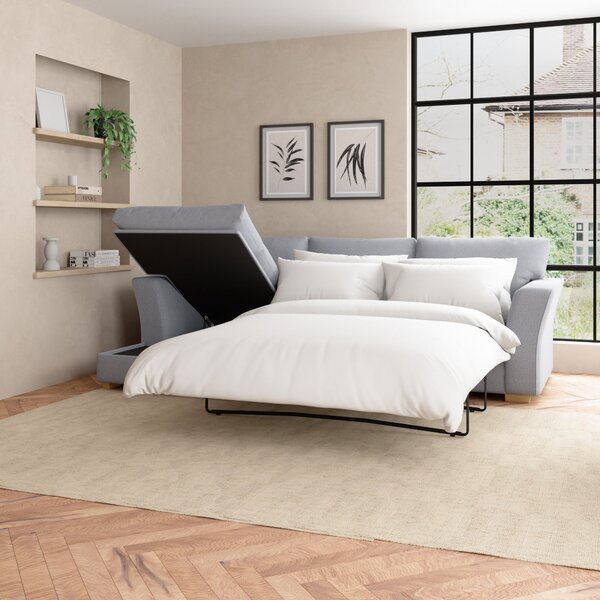 Blakeney Corner Storage Sofa Bed Grey