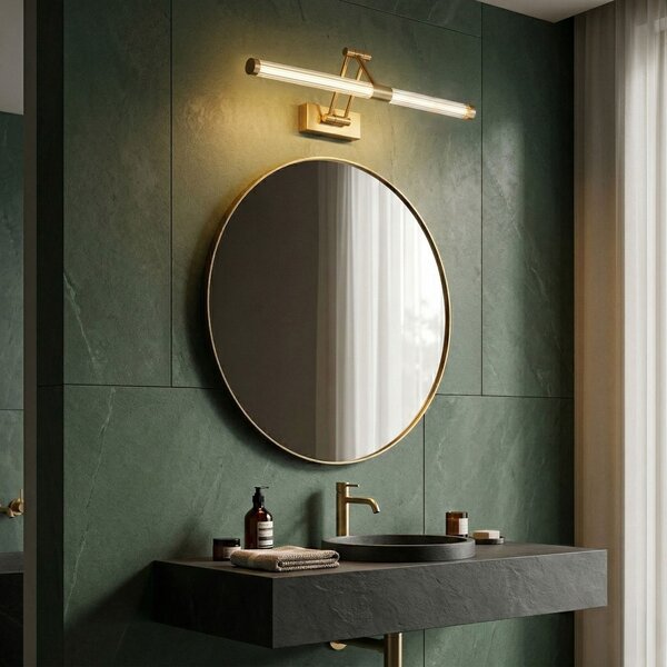 Bathroom LED wall sconce APP1900-1W 60cm BRUSH GOLD