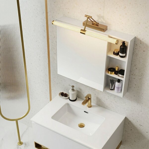 Bathroom LED wall sconce APP1900-1W 60cm BRUSH GOLD
