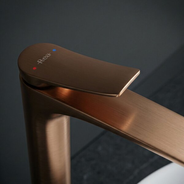 Bathroom faucet PREMIUM Rea Vision Brush Copper High