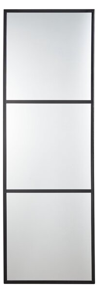 Window Black Lines Mirror, 90x30cm Black