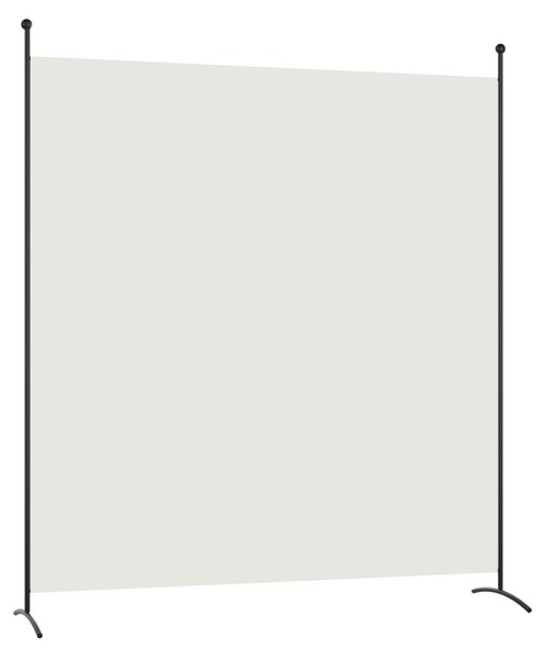 Costway Single Panel Room Divider with Curved Support Feet-White