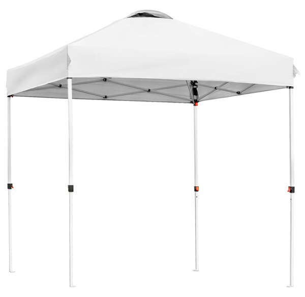 Portable Pop up Gazebo with 4 Sandbags and Roller Bag-White