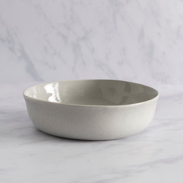 Amalfi Reactive Glaze Serve Bowl, Grey Grey