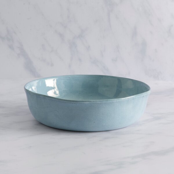 Amalfi Reactive Glaze Serve Bowl, Blue Blue