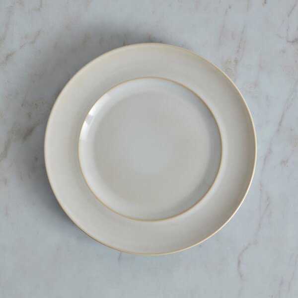 Alvaro Stoneware Dinner Plate White