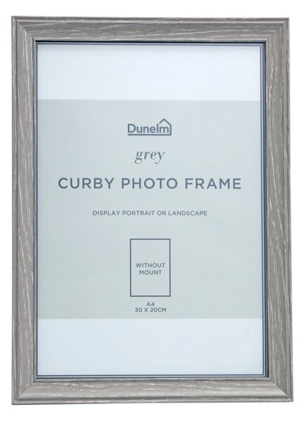 Curby A4 Photo Frame 12" x 8" (30cm x 21cm) Grey