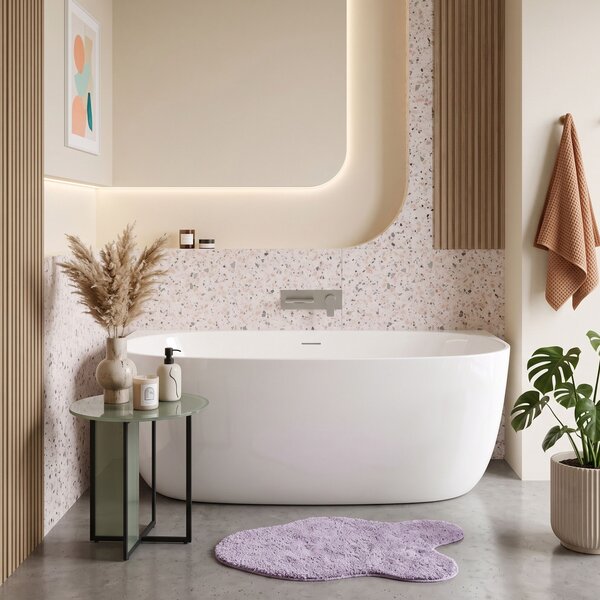 Wall acrylic bath Rea Eris 150cm