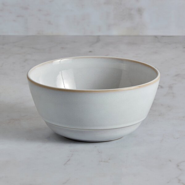 Alvaro Stoneware Cereal Bowl White