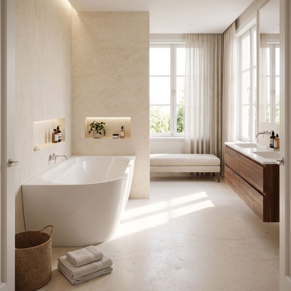 Bathtub Rea Marion Right 170cm