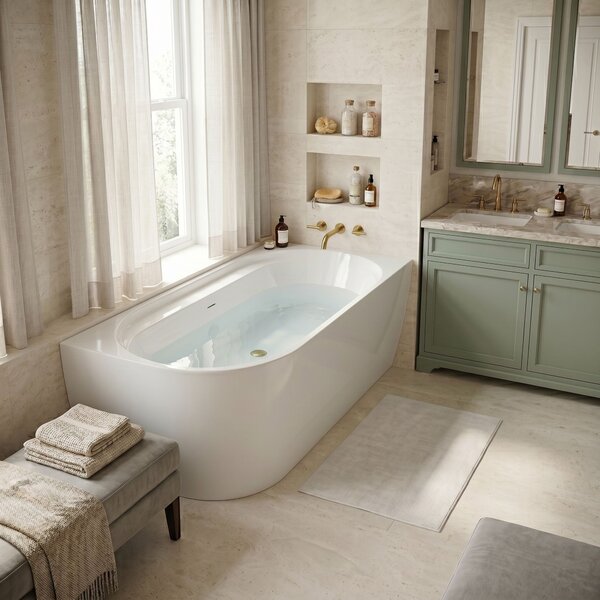 Bathtub Rea Marion Right 170cm