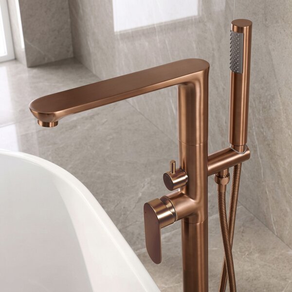Free-standing faucet Rea Logan Brush Copper