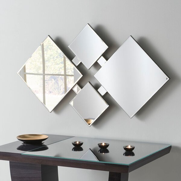 Yearn Diamond Edge Mirror, 122x74cm Clear
