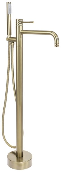 Free-standing faucet Rea Lungo Diamond Brush Gold