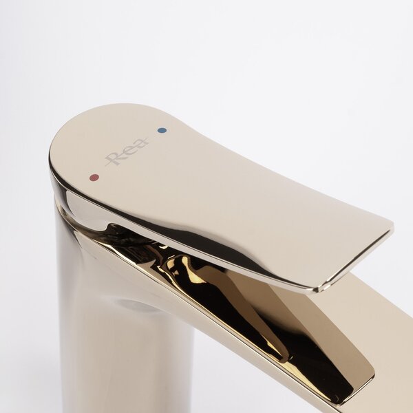 Bathroom faucet PREMIUM Rea Vision Gold Low