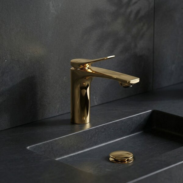 Bathroom faucet PREMIUM Rea Vision Gold Low