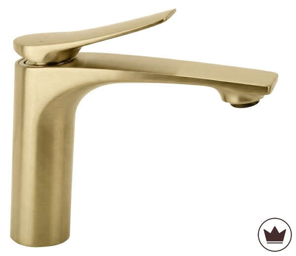 Bathroom faucet PREMIUM Rea Vision Gold Brush Low