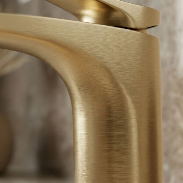 Bathroom faucet PREMIUM Rea Vision Brush Gold High