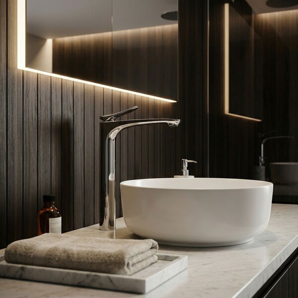 Bathroom faucet PREMIUM Rea Vision Chrome High