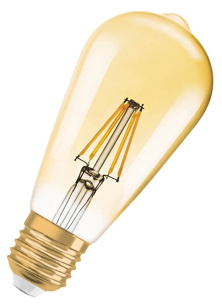 Gold LED bulb E27 2.5 W, warm white, 225 lumens