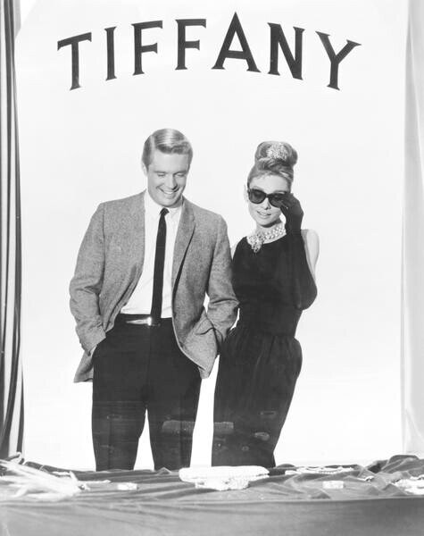 Photography George Peppard And Audrey Hepburn, Breakfast At Tiffany'S 1961 Directed By Blake Edwards