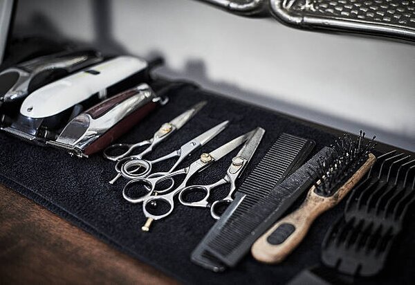 Photography Arrangement of hairdressing tools, Mike Harrington