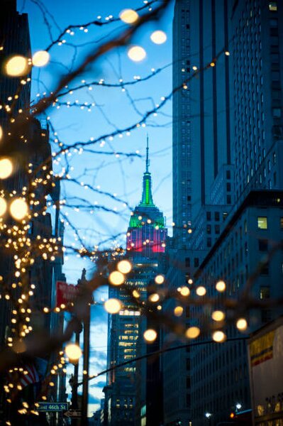 Photography Christmas in the city, Empire State Building, Stephen Simpson