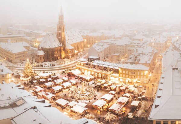 Photography Christmas market in the town of Bolzano, Walter Donega